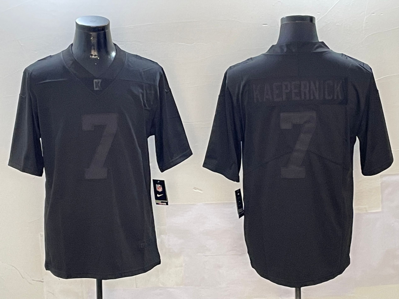 Men 2026 Oakland Raiders #17 Kaepernick Black Nike Limited NFL Jersey 0815004